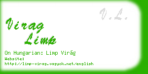 virag limp business card